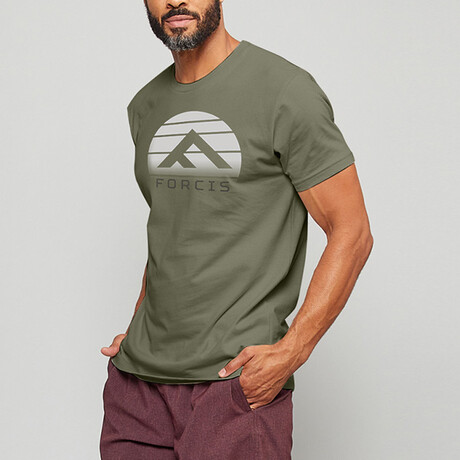 Sun Up Tee // Army (S)