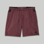 Standard Issue 6.5 Shorts // Heather Maroon (S)