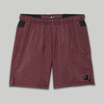 Standard Issue 6.5 Liner Shorts // Heather Maroon (S)
