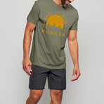 Keep It Wild Tee // Army (S)