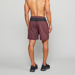 Standard Issue 6.5 Shorts // Heather Maroon (S)