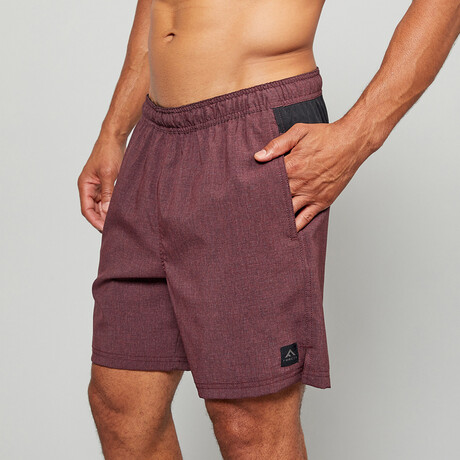 Standard Issue 6.5 Shorts // Heather Maroon (S)
