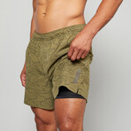 Mercury Runner Shorts // Outline Camouflage (S)