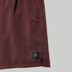 Standard Issue 6.5 Liner Shorts // Heather Maroon (S)