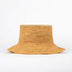 Crochet Bucket Hat // Beige (M)