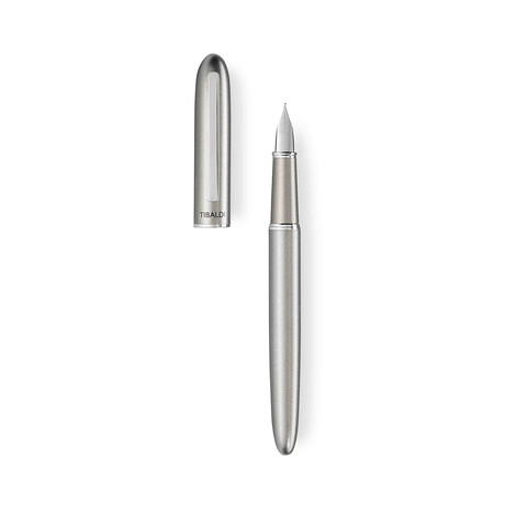 Tibaldi // Jive Fountain Pen // Medium Nib // Silver