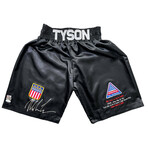 Mike Tyson // Autographed "Tyson Vs." Limited Edition Trunks // #D/58