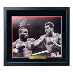 Mike Tyson // vs. Muhammad Ali // Autographed Photo // 16x20 // Framed