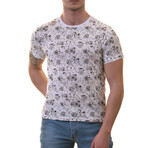 Formulas Print European T-Shirt // Black + White (2XL)