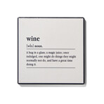 Definitions Ceramic Coasters // Set of 4