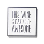 Wine Often Ceramic Coasters // Set of 4