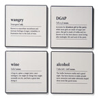 Definitions Ceramic Coasters // Set of 4