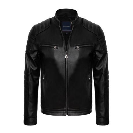 Amir Leather Jacket // Black (S)