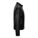 Amir Leather Jacket // Black (XL)
