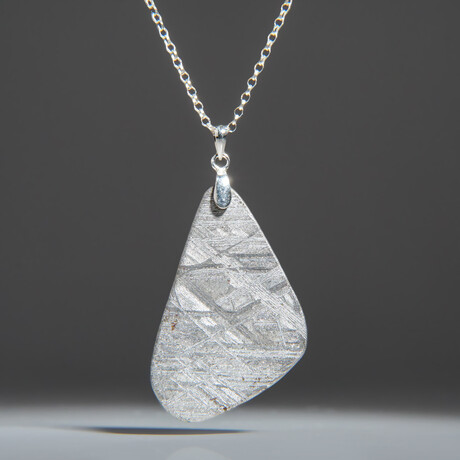Genuine Natural Muonionalusta Meteorite Pendant // 9g