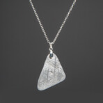 Genuine Natural Muonionalusta Meteorite Pendant V2 // 7.4g
