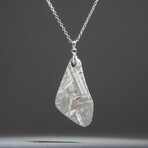 Genuine Natural Muonionalusta Meteorite Pendant // 7.6g