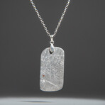 Genuine Natural Muonionalusta Meteorite Pendant // 12g