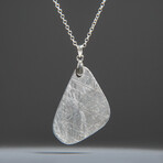 Genuine Natural Muonionalusta Meteorite Pendant // 8.2 g
