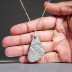Genuine Natural Muonionalusta Meteorite Pendant // 9g