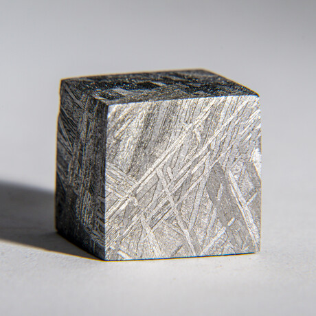 Genuine Natural Muonionalusta Meteorite Cube