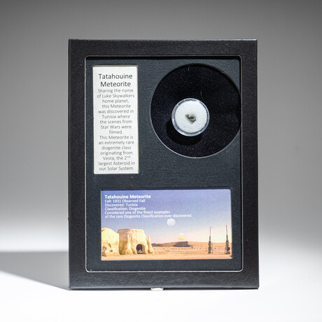 Genuine Tatahouine Meteorite in Display Box