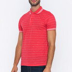 Luis Short Sleeve Polo Shirt // Fuchsia (XL)