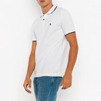 Isaac Short Sleeve Polo Shirt // White (XS)