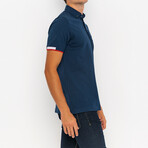 James Short Sleeve Polo Shirt // Navy (XS)