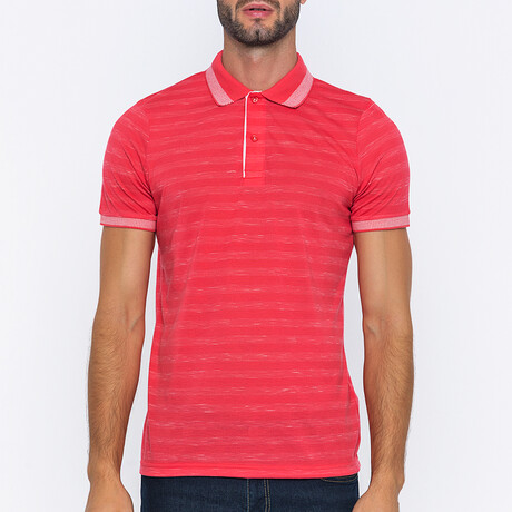 Luis Short Sleeve Polo Shirt // Fuchsia (S)