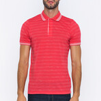 Luis Short Sleeve Polo Shirt // Fuchsia (L)