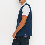 Jose Short Sleeve Polo Shirt // Navy (M)