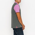 Aaron Short Sleeve Polo Shirt // Antra Melange (XL)