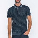 Tobey Short Sleeve Polo Shirt // Navy (3XL)