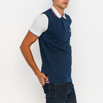 Jose Short Sleeve Polo Shirt // Navy (M)