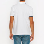 Isaac Short Sleeve Polo Shirt // White (XS)