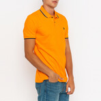 Joseph Short Sleeve Polo Shirt // Orange (M)
