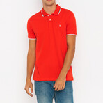 Jason Short Sleeve Polo Shirt // Red (L)