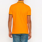 Joseph Short Sleeve Polo Shirt // Orange (L)
