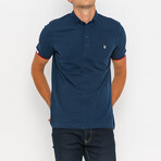 James Short Sleeve Polo Shirt // Navy (XS)