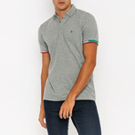 Mason Short Sleeve Polo Shirt // Gray Melange (3XL)