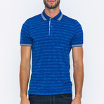 Diego Short Sleeve Polo Shirt // Sax (3XL)