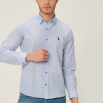 Nico Button Up Shirt // Blue (Small)