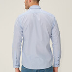 Nico Button Up Shirt // Blue (Small)