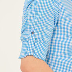 Noah Button Up Shirt // Blue (Small)