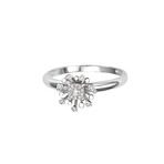 Bliss by Damiani // Desiderio 18K White Gold Diamond Ring // Ring Size: 6.5 // Store Display