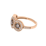 Le Vian // 14K Strawberry Gold Round-Cut Diamonds + Morganite Ring // Ring Size: 6.75 // Store Display