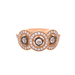 Le Vian // 14K Strawberry Gold Round-Cut Diamonds + Morganite Ring // Ring Size: 6.75 // Store Display