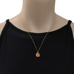 Amáli // 18K Yellow Gold Tourmaline Pendant Necklace // 16"-18" // Store Display