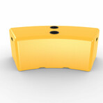 Splash Swerve Bench // Yellow // Single